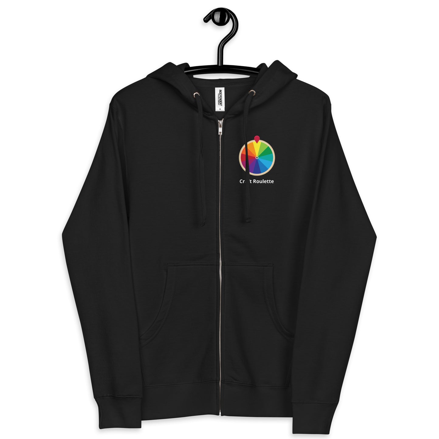 Craft Roulette Unisex fleece zip up hoodie