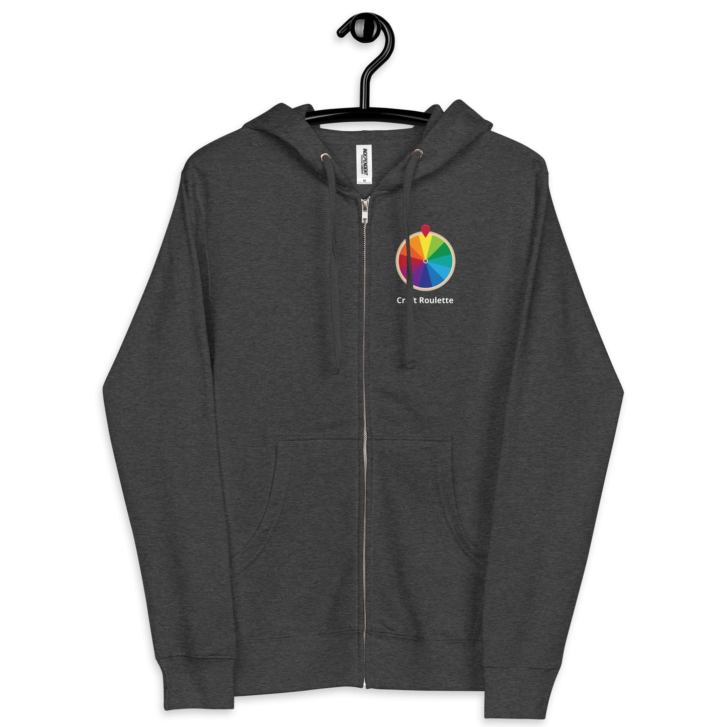 Craft Roulette Unisex fleece zip up hoodie