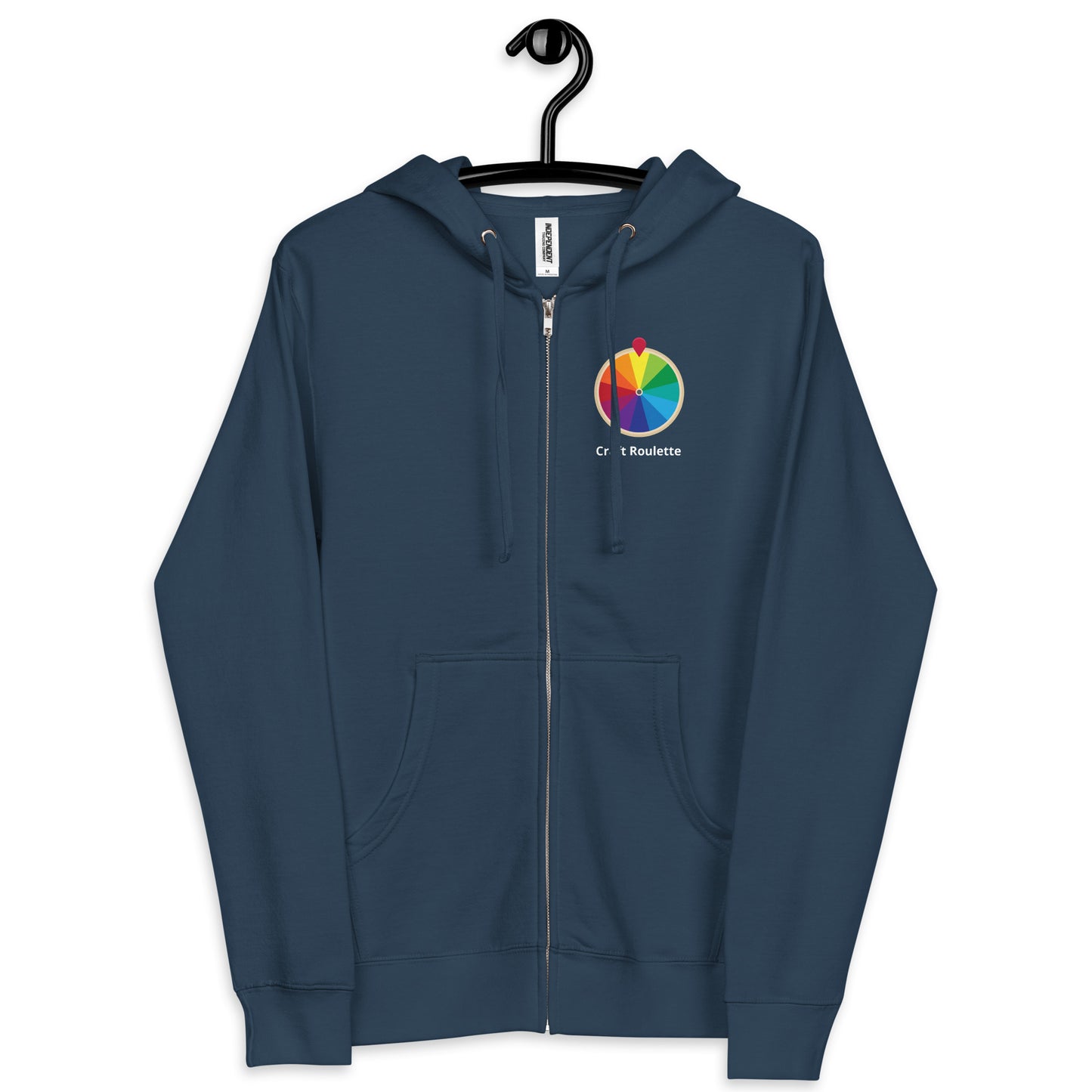 Craft Roulette Unisex fleece zip up hoodie