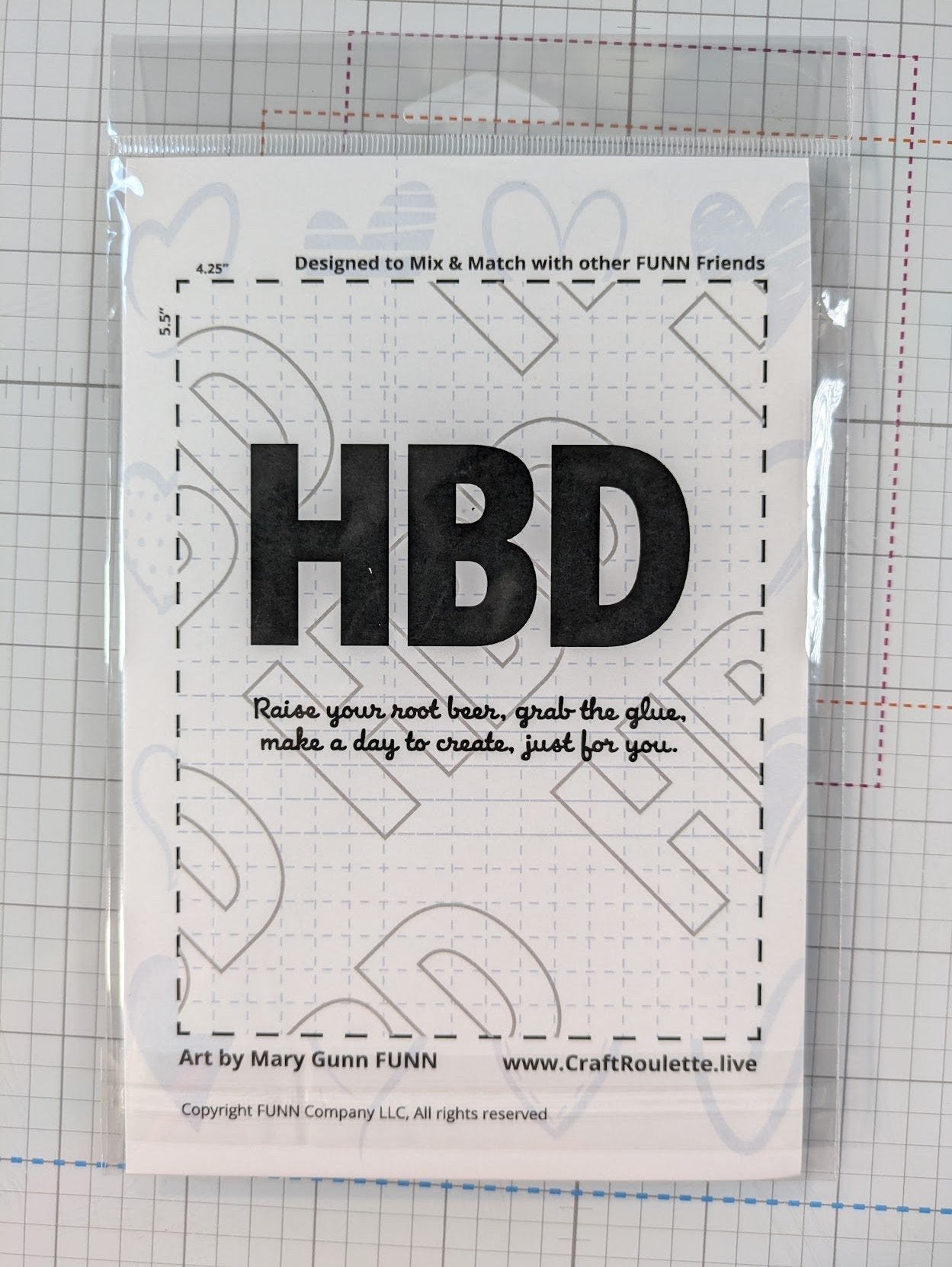 Stamps - FUNN Sentiments #01 - Happy Birthday